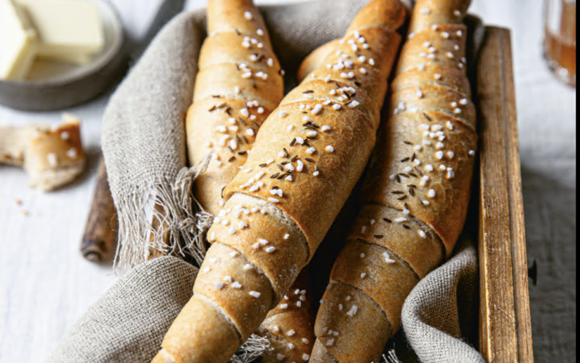 Dinkel Salzstangerl - Backen mit Christina