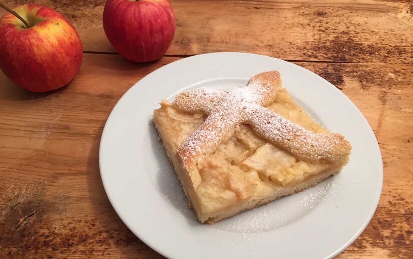 Apfel-Gitterkuchen - Backen mit Christina